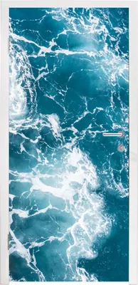 Produktbild von MuchoWow® Türtapete Selbstklebende Türfolie Meer - Golf - Ozean 90x205 cm Türposter Türaufkleber Klebefolie Türklebefolie - Türaufklebern