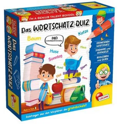 Immagine prodotto di Lisciani DE66650 - Il quiz di vocabolario leggere scrivere imparare il tedesco gioco di apprendimento scuola primaria