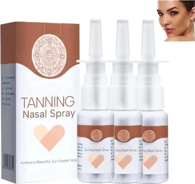 Produktbild von 3x 30ml Bräunungsspray Bräunungsbutter Glänzend Braune Bräunungsbeschleuniger Solarium und Sonnenselbstbräuner