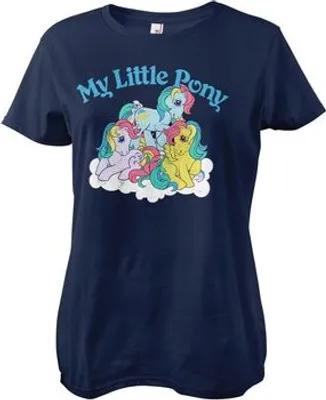Produktbild von My Little Pony Washed Girly Tee - X-Large - Navy