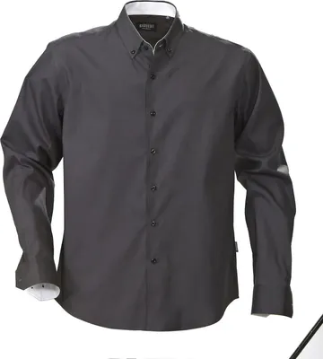 Produktbild von Redding Oxford Hemd aus 100% gekämmter Baumwolle mit Ton-in-Ton Knöpfen und Nackenband in Kontrastfarbe