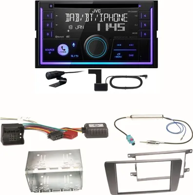 Produktbild von JVC KW-DB95BT Bluetooth Digitalradio Einbauset für Skoda Octavia 2 Yeti 5L
