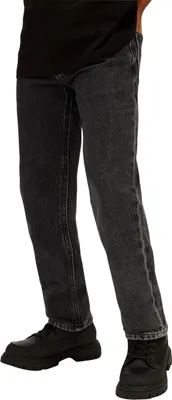 Immagine prodotto di Jeans da bambino Calvin Klein, modello straight, effetto slavato, colore nero, vita media