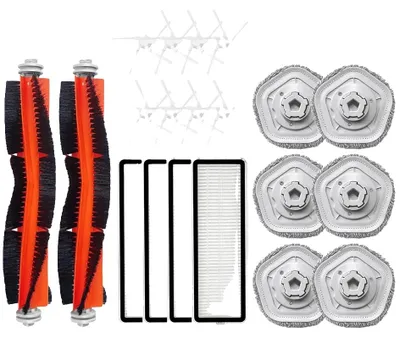Obrázek produktu pro Příslušenství pro robotické vysavače, HEPA filtry, náhradní kartáče a mopové nástavce, 20 kusů – 1