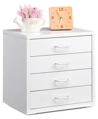 Produktbild von Büroschubladen-Aktenregal mit 4 Schubladen für A4-Format