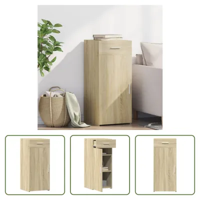 Produktbild von The Living Store Sideboard Sonoma-Eiche 40x42,5x93 cm Holzwerkstoff