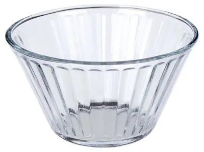 Imagen del producto de Cuencos de vidrio - Juego de 3 unidades - Diámetro de 11,5 cm - 270 ml - Vidrio -  LFGB