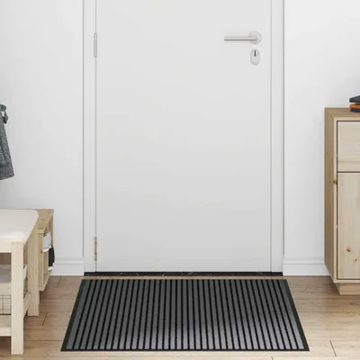 Obrázok produktu pre vidaXL Rohožka čierno-sivá 90x120 cm