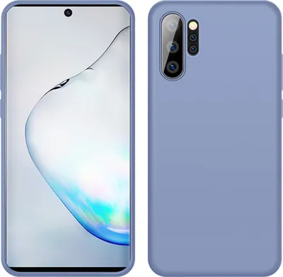 Immagine prodotto di Custodia Galaxy Note 10+ Plus, custodia in silicone liquido resistente agli urti e ai graffi per Samsung Galaxy Note 10 Plus / Note 10+ grigio