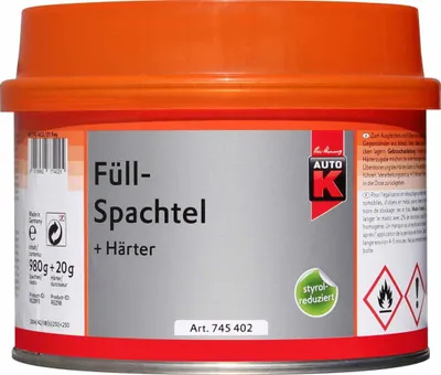Produktbild von Auto-K Füllspachtel + Härter 1000g