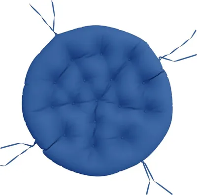 Obrázek produktu pro vidaXL Polštářek Round Royal Blue Ø 100x11 cm Oxford Fabric