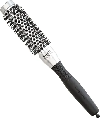 Produktbild von Olivia Garden | Kulatý kartáč Blowout Classic 25 mm - stříbrný - lehký a ionizující - perfektní účes