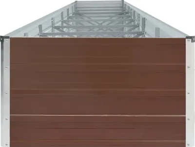 Obrázek produktu pro vidaXL Zahradní zvýšený záhon z pozinkované oceli 600x80x45 cm hnědý
