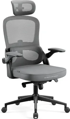 Obrázek produktu pro Kancelárska stolička Diablo V-Light Ergonomická kancelárska stolička 3D podrúčky Integrovaná bedrová opierka Nosnosť do 110 kg Sivá