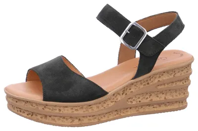 Produktbild von Gabor Damenschuhe Sandalen Hoch Sandalette Grün Freizeit