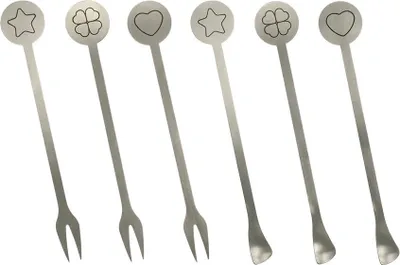 Produktbild von METALTEX 253927000 Barlöffel/-gabeln 6er Set, Inox