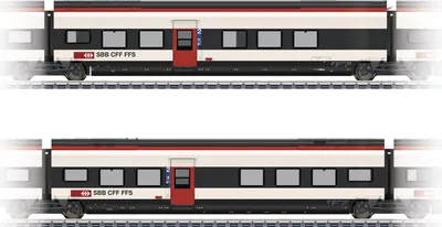 Image de Märklin Coffret de voitures complémentaires 2 pour le RABe 501 Giruno - HO (1:87) - 15 année(s) - 2 pièce(s)