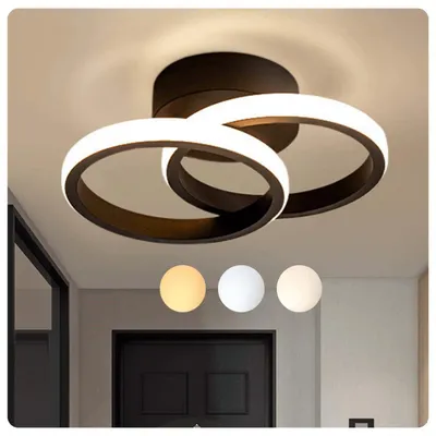 Produktbild von Deckenleuchte LED Deckenleuchten Dimmbar deckenlampen 3-Farbige 20W 3000-6000k LED fest integriert, Kaltweiß/Naturweiß/Warmweiß, orbicular Deckenlampe