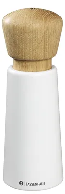 Zdjęcie produktu dla Zassenhaus Salzmühle NORDERNEY 18 cm weiß/Eiche 24555