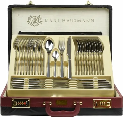 Produktbild von 72 tlg Edelstahl Besteck Set für 12 Personen Tafelbesteck Essbesteck Cutlery Set