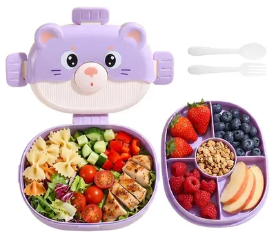 Produktbild von Lunchbox mit 6 Fächern, auslaufsicher