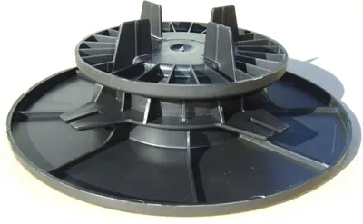 Produktbild von 10 Stück höhenverstellbare Stelzlager 25-40 mm für Terrassenplatten zum Ausgleich von Unebenheiten