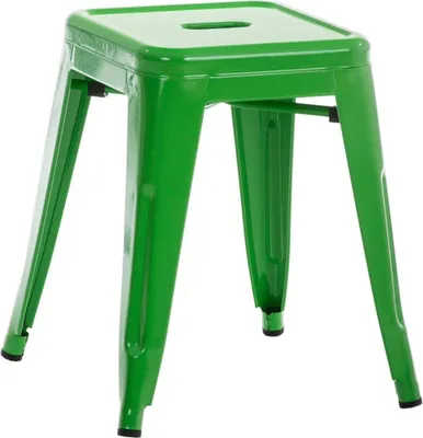 Immagine prodotto di Sgabello moderno impilabile - sgabello da bar - design salvaspazio | Colore: Verde