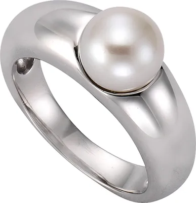 Zdjęcie produktu dla Pierścionek Zeeme Pearls ze srebra próby 925 z białą perłą muszlową