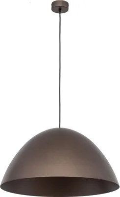 Produktbild von Pendelleuchte Metall E27 Ø 50 cm H: max. 170 cm Braun rund Modern