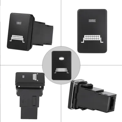 Obrázek produktu pro Kolébkový spínač, vypínač, přepínač, kolébkový spínač pro auta, spínač Push Bottom Switch
