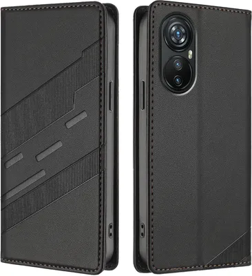 Obrázek produktu pro Pouzdro pro Blackview A200 Pro,Polyuretankožené peněženkové pouzdro s přihrádkou na karty a funkcí stojánku Schwarz