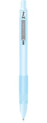 Produktbild von Kugelschreiber, 0,27 mm, Druckmechanismus, blaues Gehäuse, ZEBRA "Z-Grip Pastel", blau