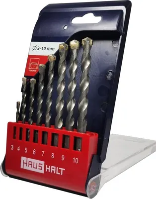 Productafbeelding van Boorset Voor Huishoudelijk Gebruik, 8 Stuks, 3-10Mm