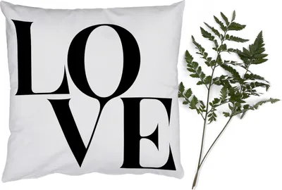 Produktbild von MuchoWow® Zierkissen Sofakissen Wohnzimmer Dekokissen 45x45 cm Text - Liebe - Zitate - Schlafpolster - Polster für das Sofa