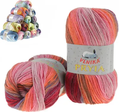 Produktbild von 100g Farbverlaufsgarn Pryia Strickwolle Strickgarn, Farbauswahl, Farbe:105 Late Summer Evening