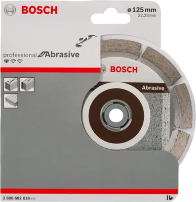 Zdjęcie produktu dla Diamentowa tarcza tnąca Bosch Standard, 125 x 22,23 x 6 x 7 mm 2608602616