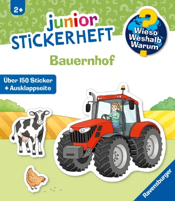 Produktbild von Wieso? Weshalb? Warum? junior Stickerheft - Bauernhof