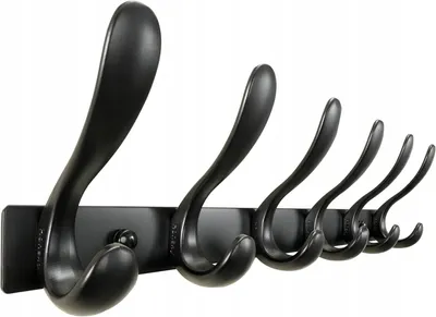 Produktbild von Moderner Wandgarderobe mit 6 Haken für den Flur