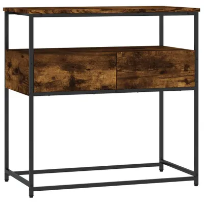 Obrázok produktu pre vidaXL Konzolový stôl Smoked Oak 75x40x75 cm Inžinierske drevo