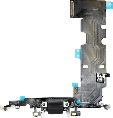 Produktbild von iPhone 8 Plus Ladebuchse Flex Kabel Dock Connector Antenne Mikrofon  Schwarz