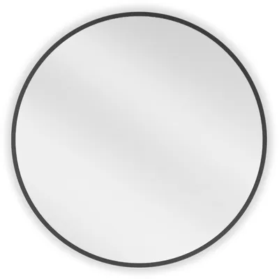 Zdjęcie produktu dla Mexen Loft lustro łazienkowe okragłe 60 cm, rama czarna - 9850-060-060-000-70