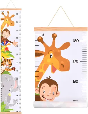 Produktbild von Wachstumstabelle für Babys und Mädchen bis 15 Jahre, Wanddekoration fürs Kinderzimmer
