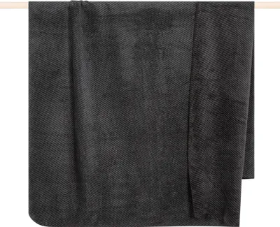 Produktbild von Decke BYRON black-mid grey, 150 x 200 cm