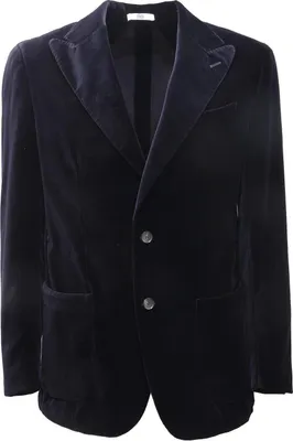 Produktbild von 7027AO giacca uomo 0909 FATTO IN ITALIA man velvet jacket blue