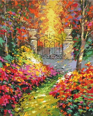 Immagine prodotto di Dipingere con i numeri BRUSHME 40x50 cm Parco autunnale