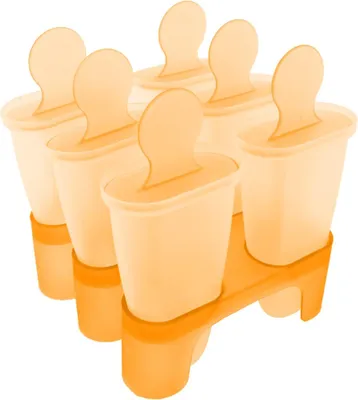 Produktbild von Eisformen Kunststoff – Eis am Stiel Formen – Formen für Eis – Eiscremehalter – Anti-Spoil – 6 Stück