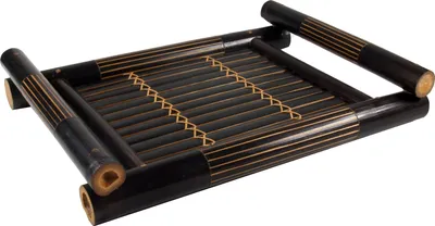 Produktbild von Bambus Tablett, Braun, Größe: Groß (50*35 cm)