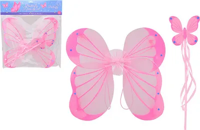 Produktbild von Motýlí křídla s hůlkou 35 cm