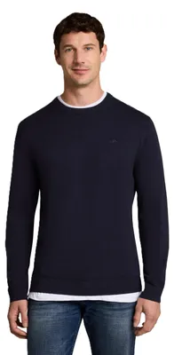 Produktbild von Tom Tailor 1038426 Basic Knit Pullover Blau S Mann Blau S