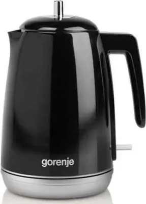 Zdjęcie produktu dla Gorenje K15RLBK, 1,7 l, 2200 W, Czarny, Plastik, Metal, Wskaźnik poziomu wody, Filtrowanie
